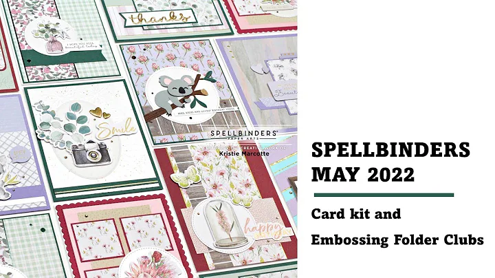 Spellbinders | May 2022 Card kit & Embossing Folde...