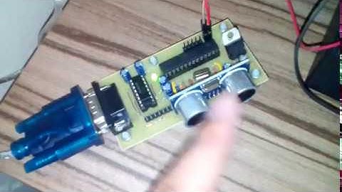 test SRF04 Bascom avr