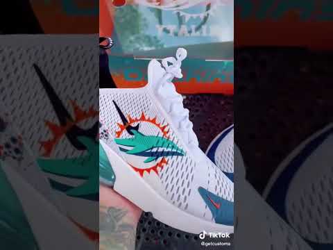 Custom Dolphins Air Max 270'S Shorts Customshoes Dolphins