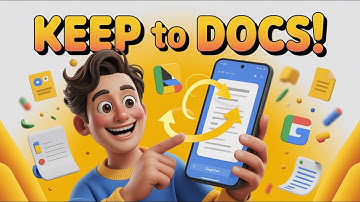 How to Convert Google Keep Document to Google Docs