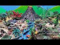 Diorama Tiny Dinosaur World - Jurassic World Mini Multipack | Tyrannosaurus Rex Triceratops 