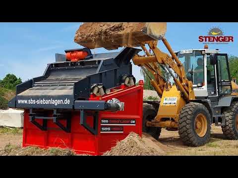 Mutterboden sieben mit der SBS 1520 F3 YouTube