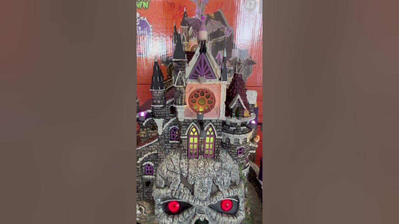 Lemax spooky town 2024 cursed ruins🎃 #smallyoutuber #halloween #spooky #spookyscary #halloweenmood