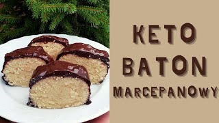 Znakomity KETO BATON MARCEPANOWY | Keto chlebek marcepanowy