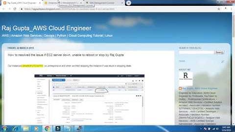 How To Resolved The Issue If EC2 Server Down, Unable To Reboot Or Stop | AWS in English | Raj Gupta