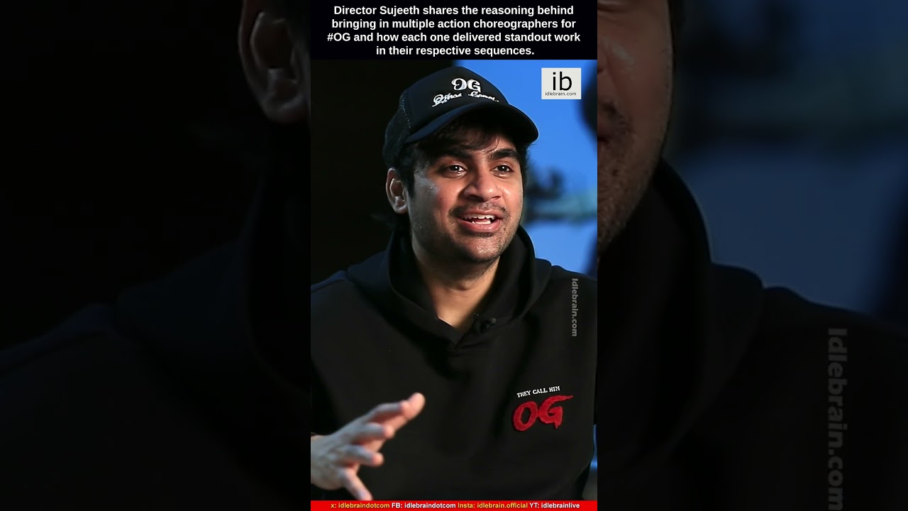 Director Sujeeth shares the reasoning behind bringing in multiple action choreographers for 