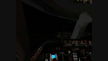 PMDG 747-400 Cathay Pacific Landing At Kai Tak (Cockpit View&Night Time)