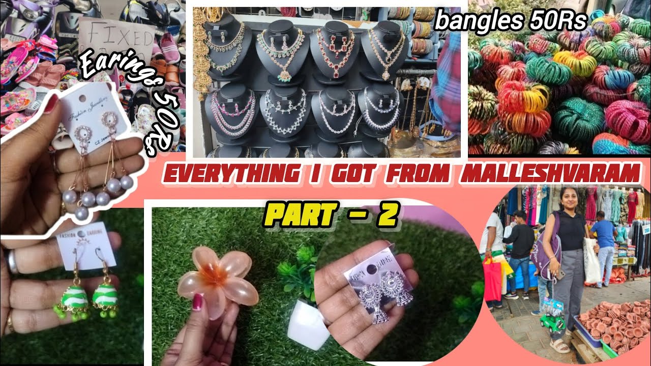 ಮಲ್ಲೇಶ್ವರಂ shopping street in ನಮ್ಮ ಬೆಂಗಳೂರು 🛍️