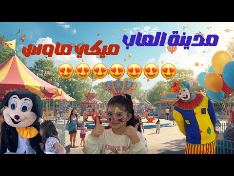 ميكي ماوس والغوريلا خلونا نرسم ونلعب دخلت متاهه وخليت بابا يضيع 