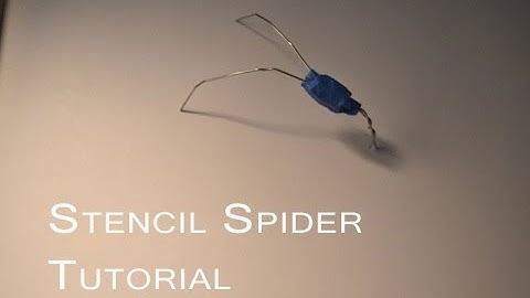Stencil Spider™ Tutorial - Stop using spray adhesive!