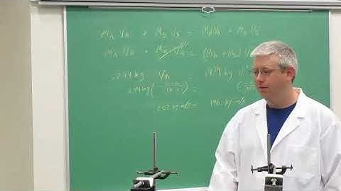 1N30.30 Inelastic Collision on Air Track with Different Masses