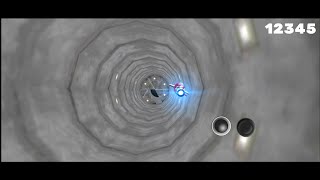 Tunnel trouble space jet 3D game world record Tunnel trouble  game world record screenshot 3