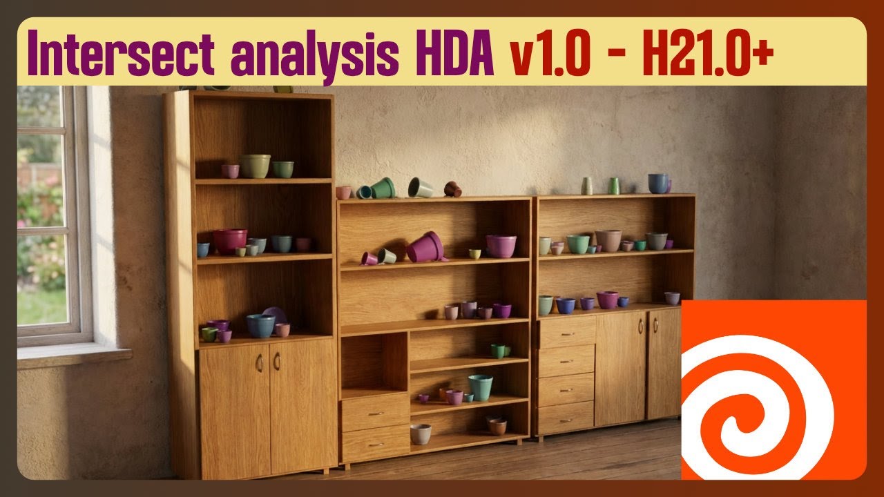 Geometry intersection analysis HDA v1.0 Houdini 21.0+ showcase - YouTube