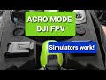 DJI FPV Acro Mode: First Manual Flight