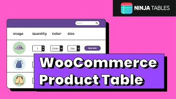 How to Design Unique WooCommerce Product Store  with Ninja Tables