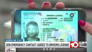Georgia DDS urges drivers to add emergency contact to license record