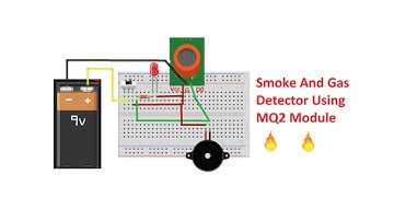 Smoke And LPG Gas Detector Alarm Using MQ2 Module | Smoke detector