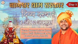 LIVE : Divya Darbar | दिव्य दरबार | 1 October | Shri Bageshwar Dham Sarkar | Harrow (London)