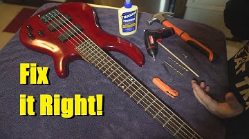 Repairing a Guitar Strap Button the Right Way