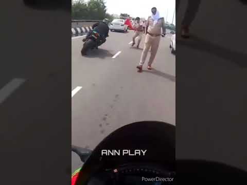 police 💯 attack 😱 bike rider #shorts