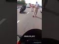 Police  attack  bike rider shorts