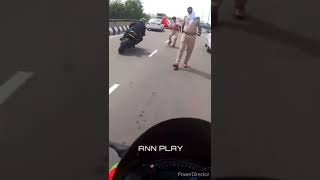 police 💯 attack 😱 bike rider #shorts screenshot 5