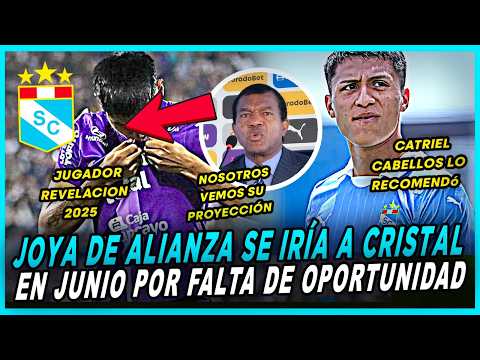 IMPORTANTE! JOVEN PROMESA de ALIANZA SERÍA COMPRADO por CRISTAL a falta de OPORTUNIDADES con GUEDE