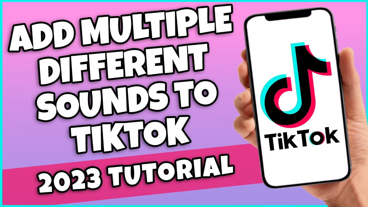How To Add Multiple Different Sounds To TikTok video (2023 TUTORIAL ...