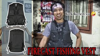 FIRECAST Fishing Vest || menambah kegantengan 100% | Fishing vest keren❗