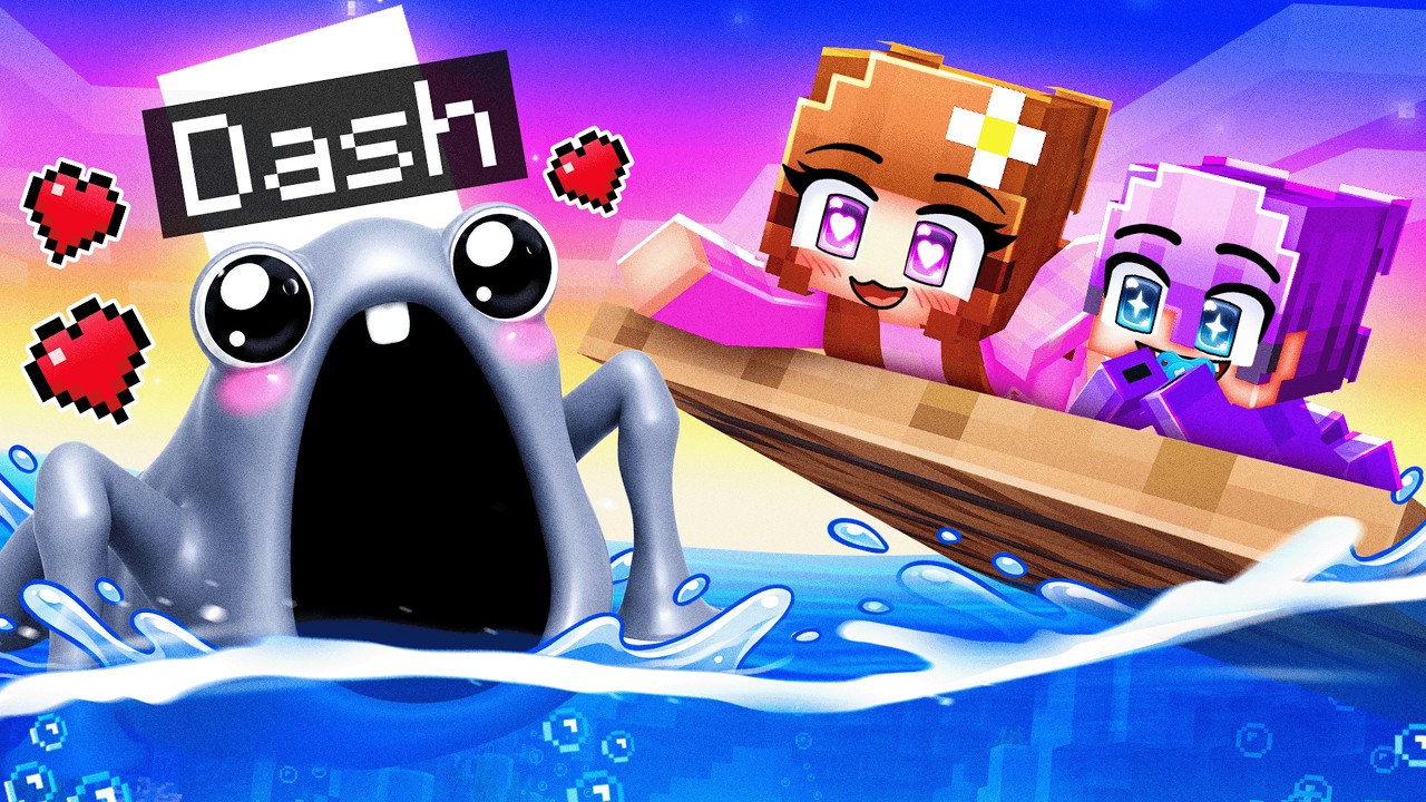 I Pretended to be BABY SEA EATER on a One RAFT!