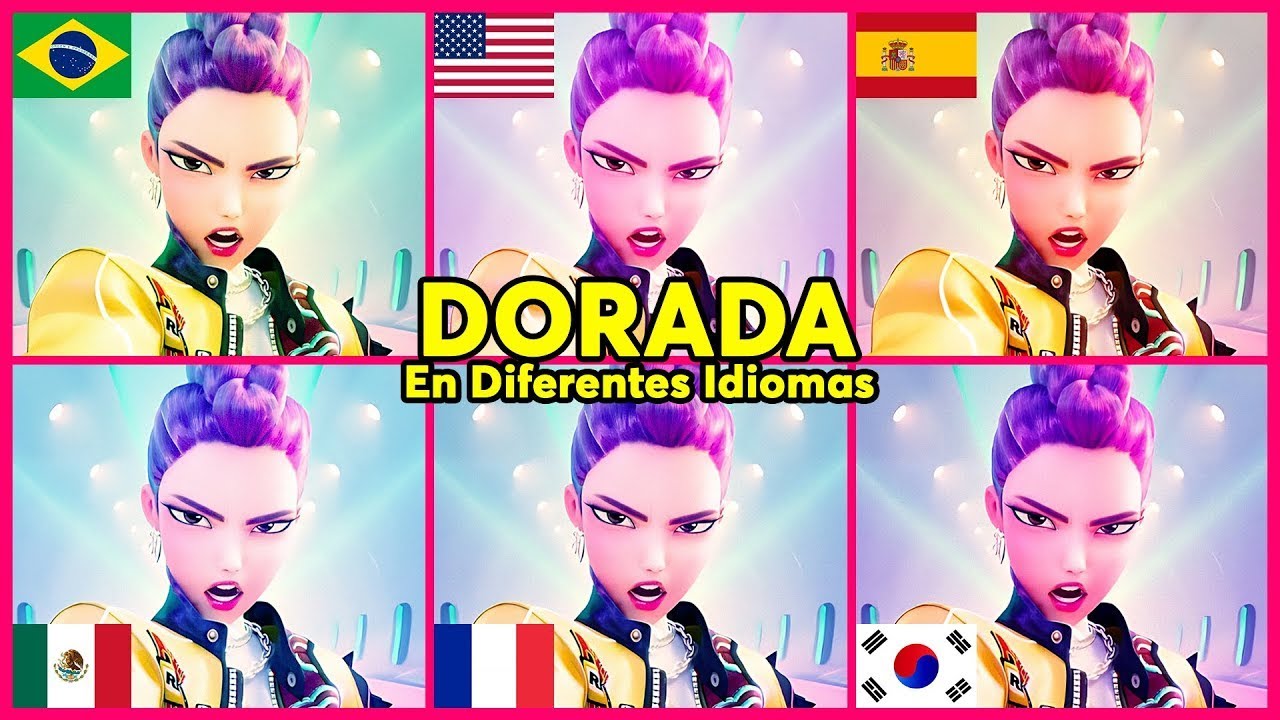 DORADA en Diferentes Idiomas🎵LAS GUERRERAS K-POP~¡Adivina la Canción! Edición LAS GUERRERAS K-POP💥