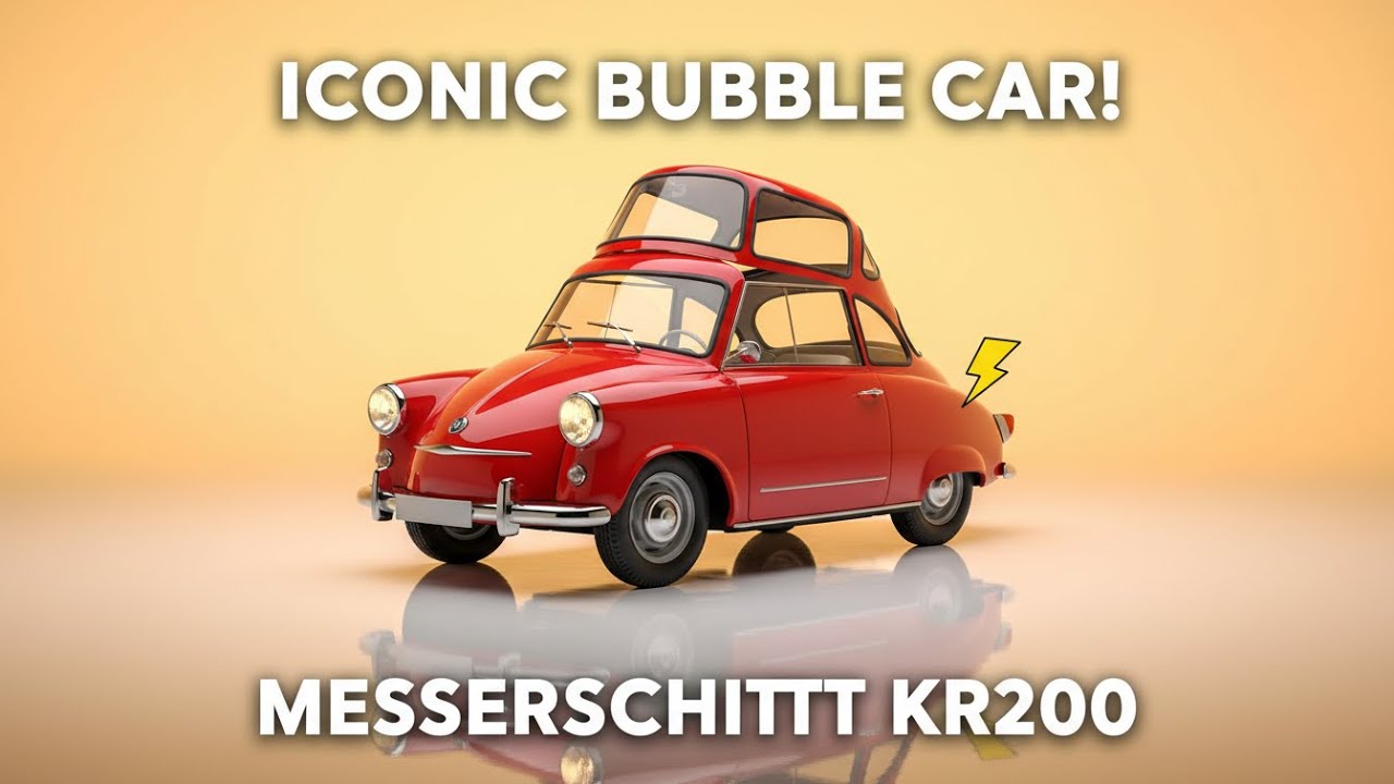 Was This the Coolest or Craziest Microcar Ever Made? |Messerschmitt KR200