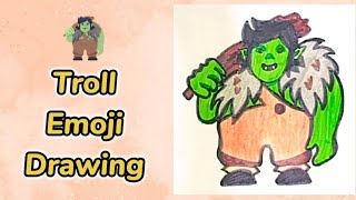 Troll 🧌 Emoji Drawing | Best Emoji Drawing Videos