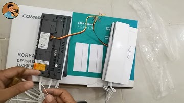 Audio intercom installation full guide | how to install door phone. at home