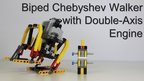 Biped Chebyshev Walker with Double-Axis Engine / LEGO / Big Steps
