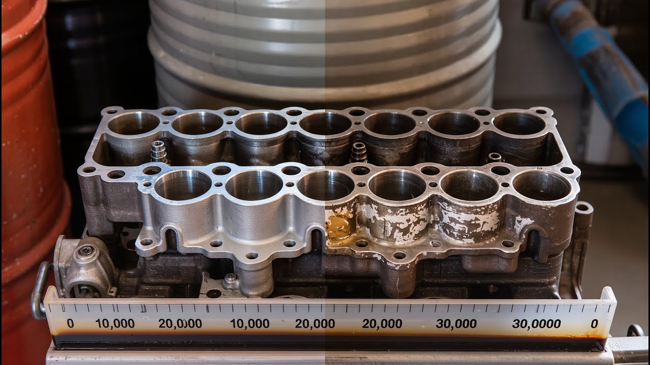 🚗 Влияние дешёвого и дорогого моторного масла на общий ресурс ДВС.