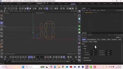 c4dJIFUNZE CINEMA 4D C4D 7-Segment Display