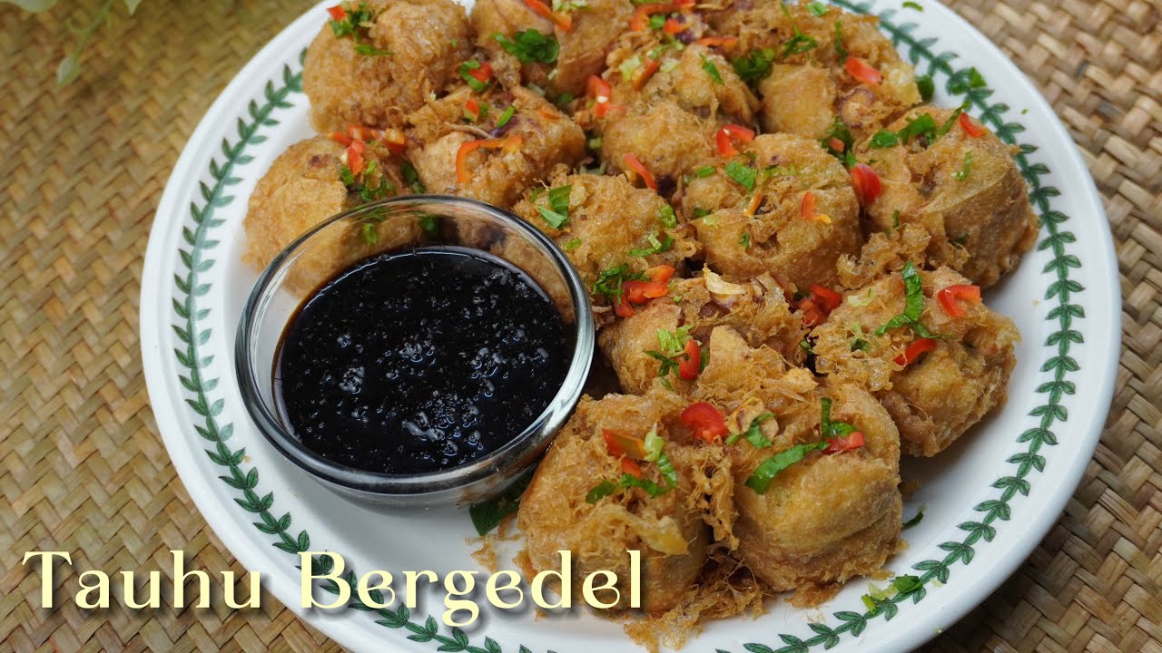 Tauhu Bergedel cicah Sambal Kicap sedap sungguh