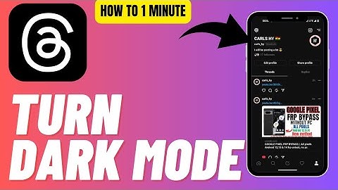 How To Turn On Dark Mode on the Threads App || HOW TO 1 MINUTE