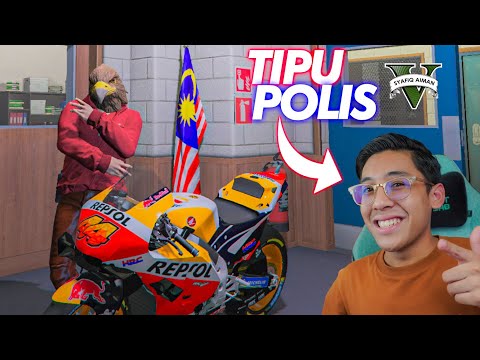 (100IQ) AKU MENIPU POLIS SAMPAI DIA TERTIPU! - GTA 5 MODS