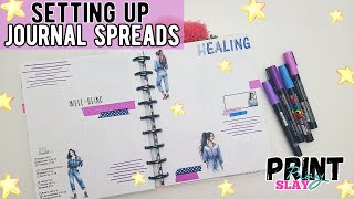 Scripture Writing Plan Setup on Healing & Wellness in my Faith Journal