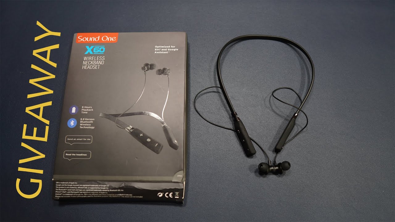 Sound One X60 unboxing - Neckband Wireless Bluetooth ...