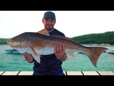 Fishing The Coast For Big Red Fish | Biggest Fish of My Life | Repost and Re-edit