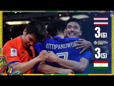 #ACFutsal2024 | Semi-final : Thailand 3 (6) - (5) 3 Tajikistan