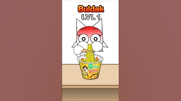 Buldak Ramen Level1 vs Level50