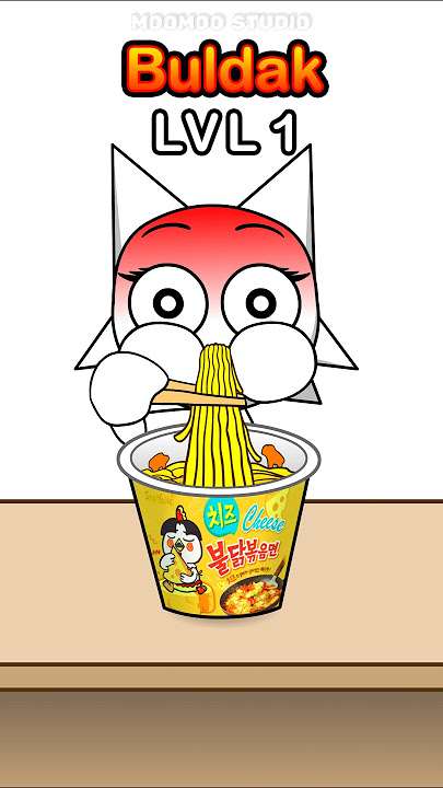 Buldak Ramen Level1 vs Level50