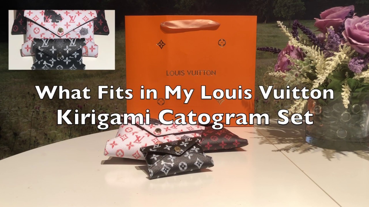 Louis Vuitton Kirigami Monogram Pouch Set - WHAT FITS INSIDE? 