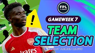 FPL GW7 TEAM SELECTION - My Final Wildcard Draft!