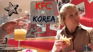 Trying KFC in Korea