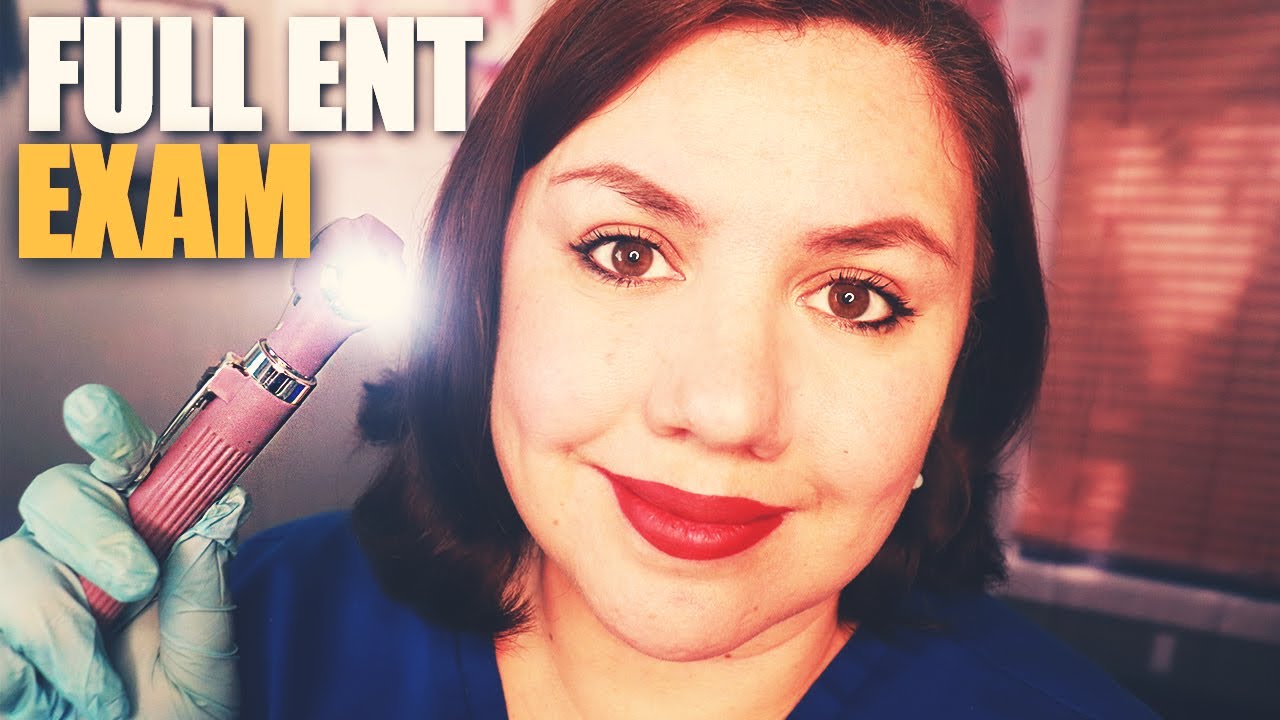 ASMR Otorhinolaryngologist Exam Roleplay 👃 ENT 👂 Ear Nose and Throat Assesment
